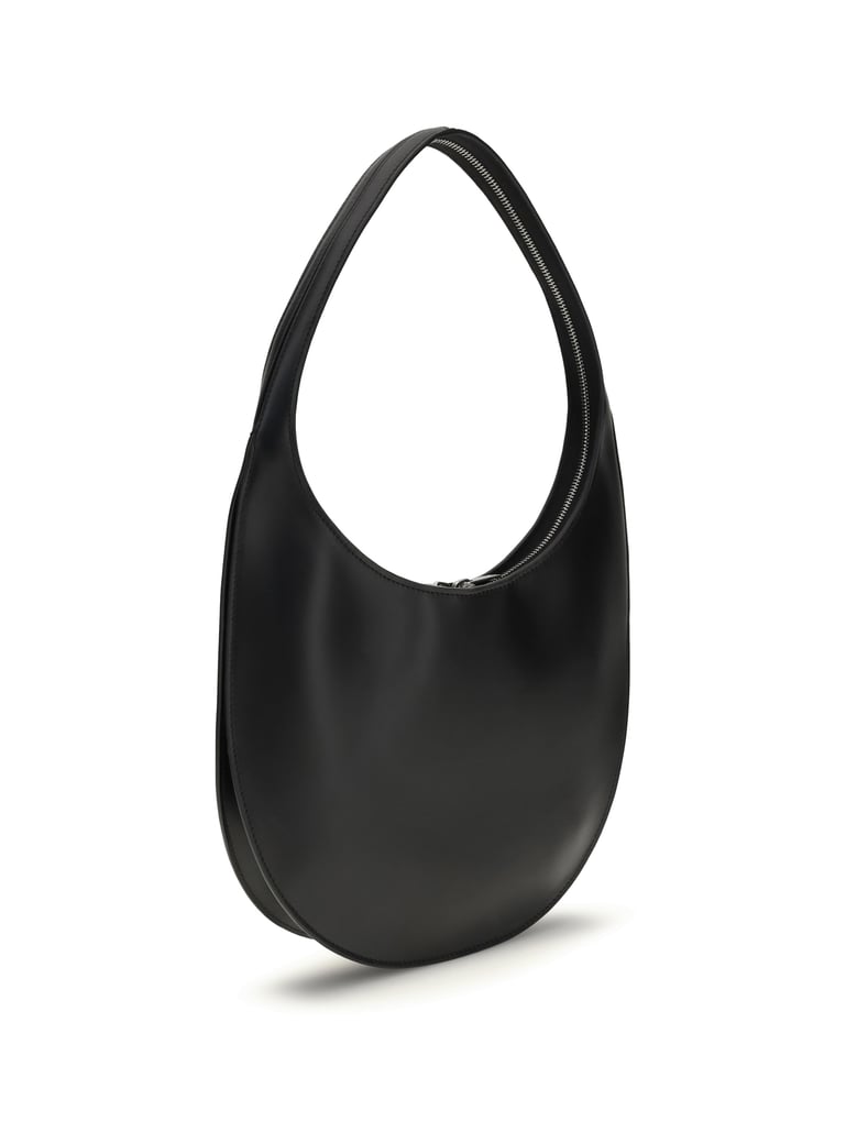 shoulder bag swipe black leather by Selfnex