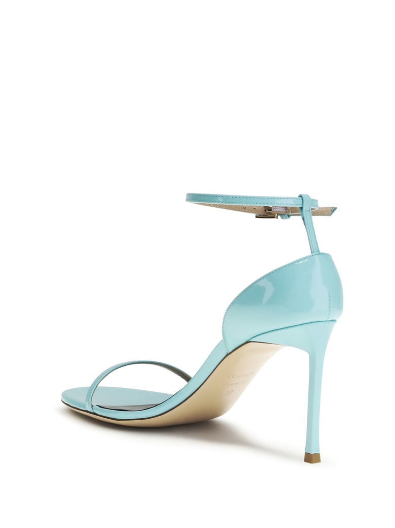 sandals vertigo patent leather aqua by Selfnex