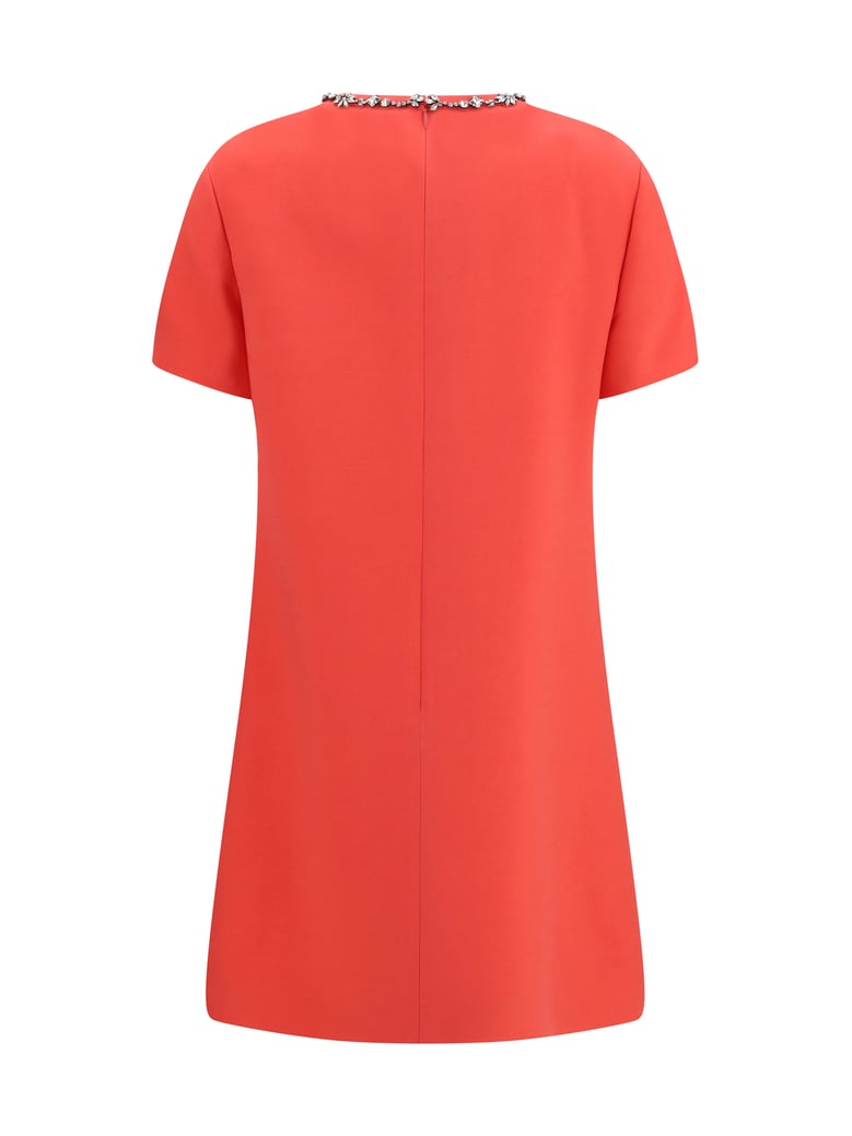 dress crew-neck coral pink/silver by Selfnex
