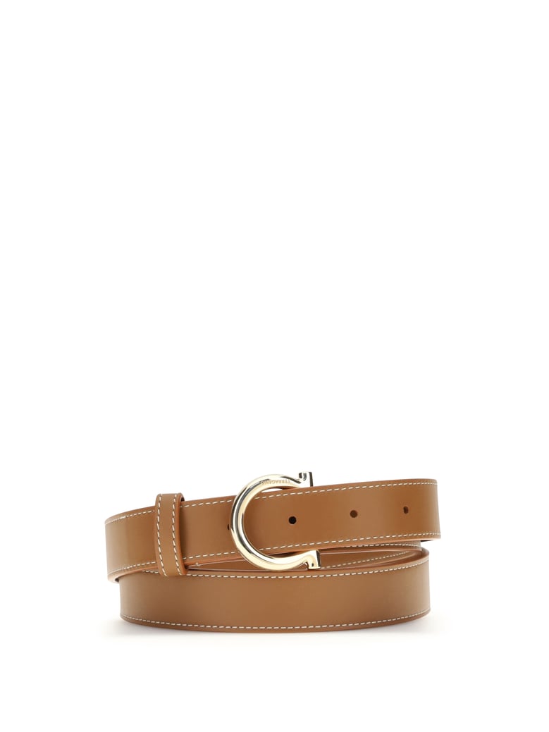 belt gancini natural leather by Selfnex