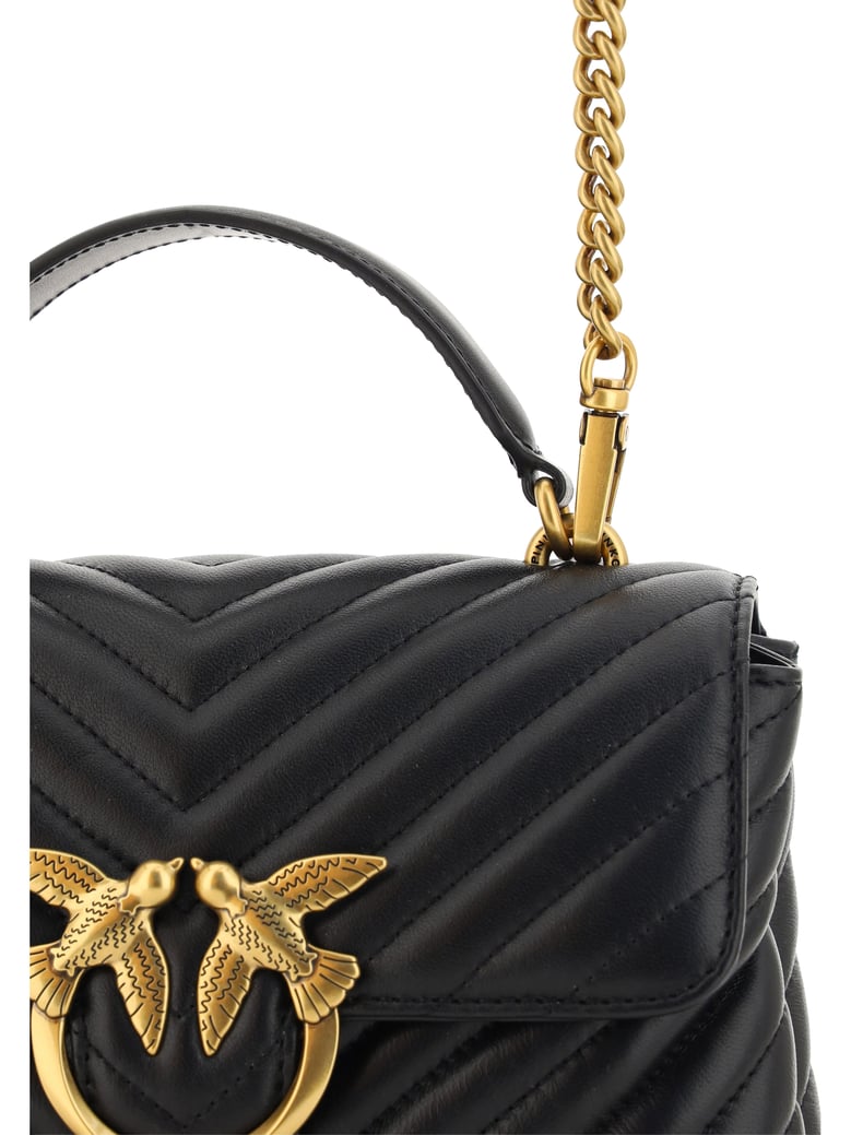 handbag love lady mini black/antique gold by Selfnex