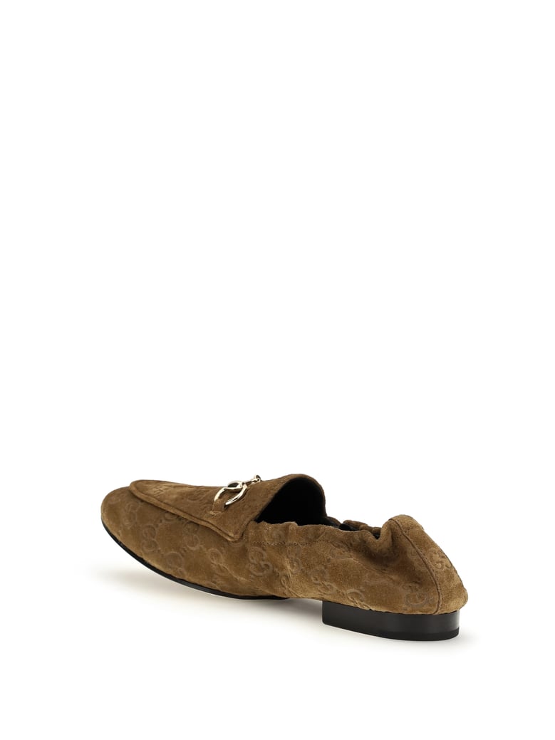 loafers gg suede pepper brown by Selfnex