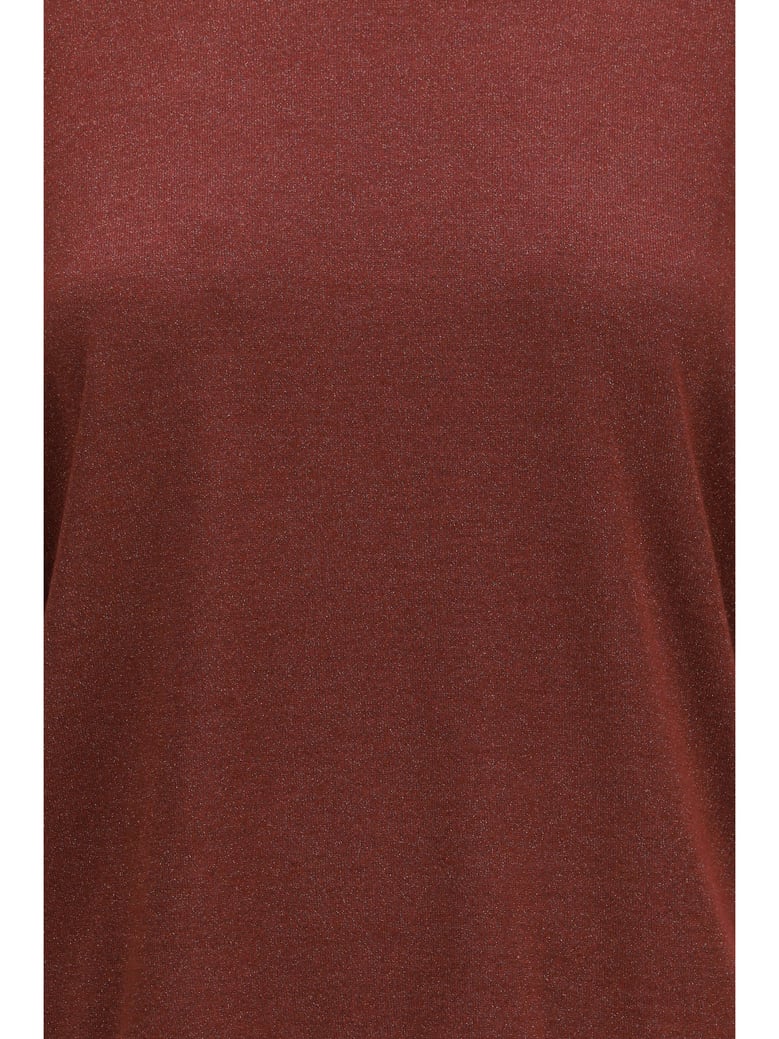 short-sleeve cashmere and silk sweater by Selfnex