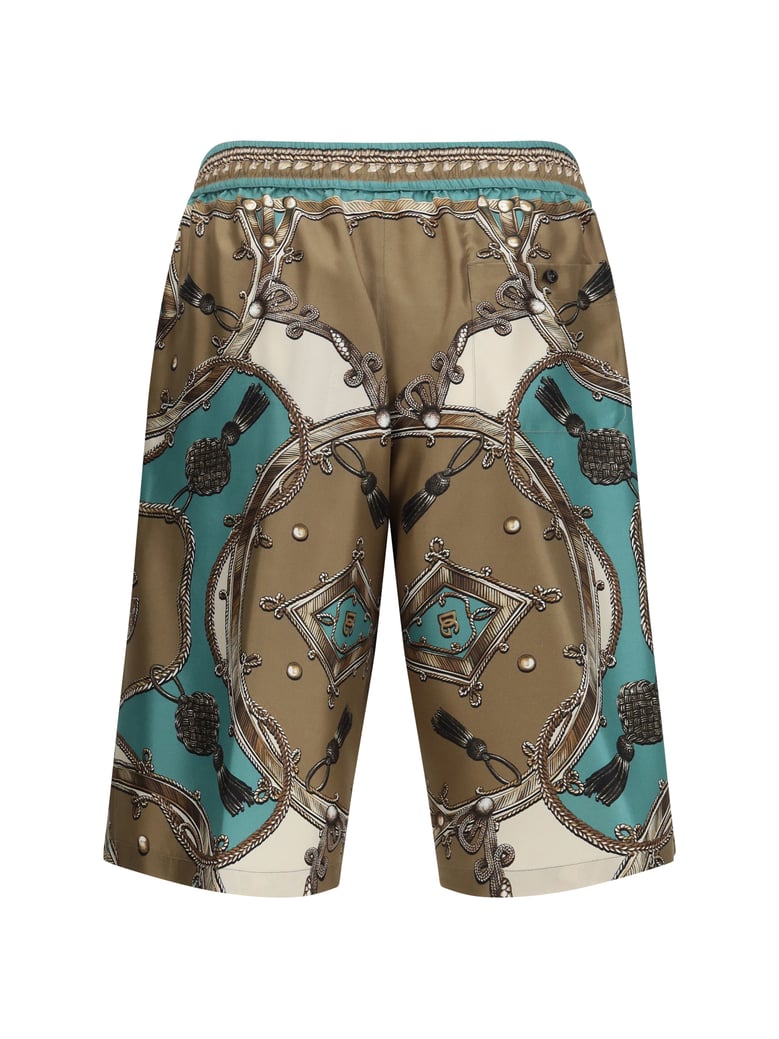bermuda shorts vanity washed silk by Selfnex
