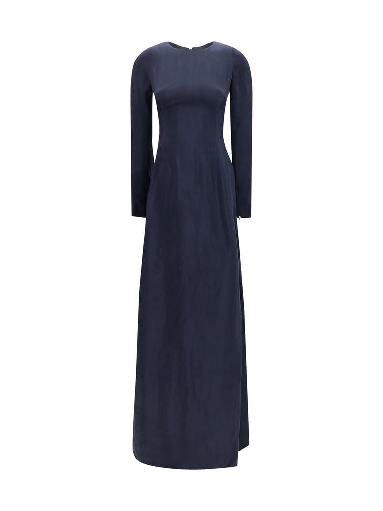 long dress navy blue by Selfnex