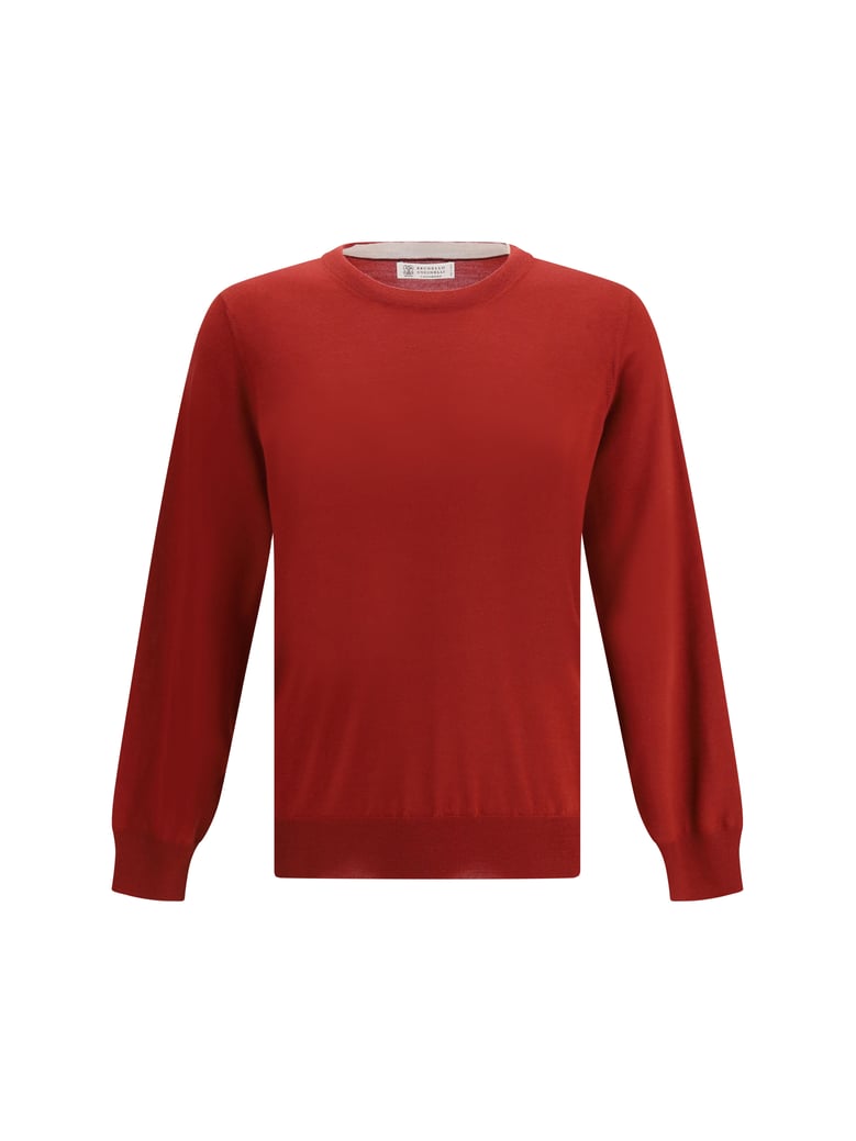sweater virgin wool cherry/mist by Selfnex