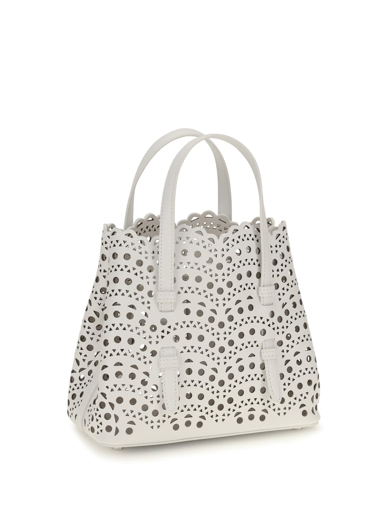 handbag mina calf leather off-white by Selfnex