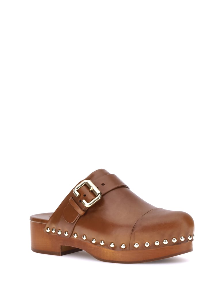 mules jeannette ginger brown by Selfnex
