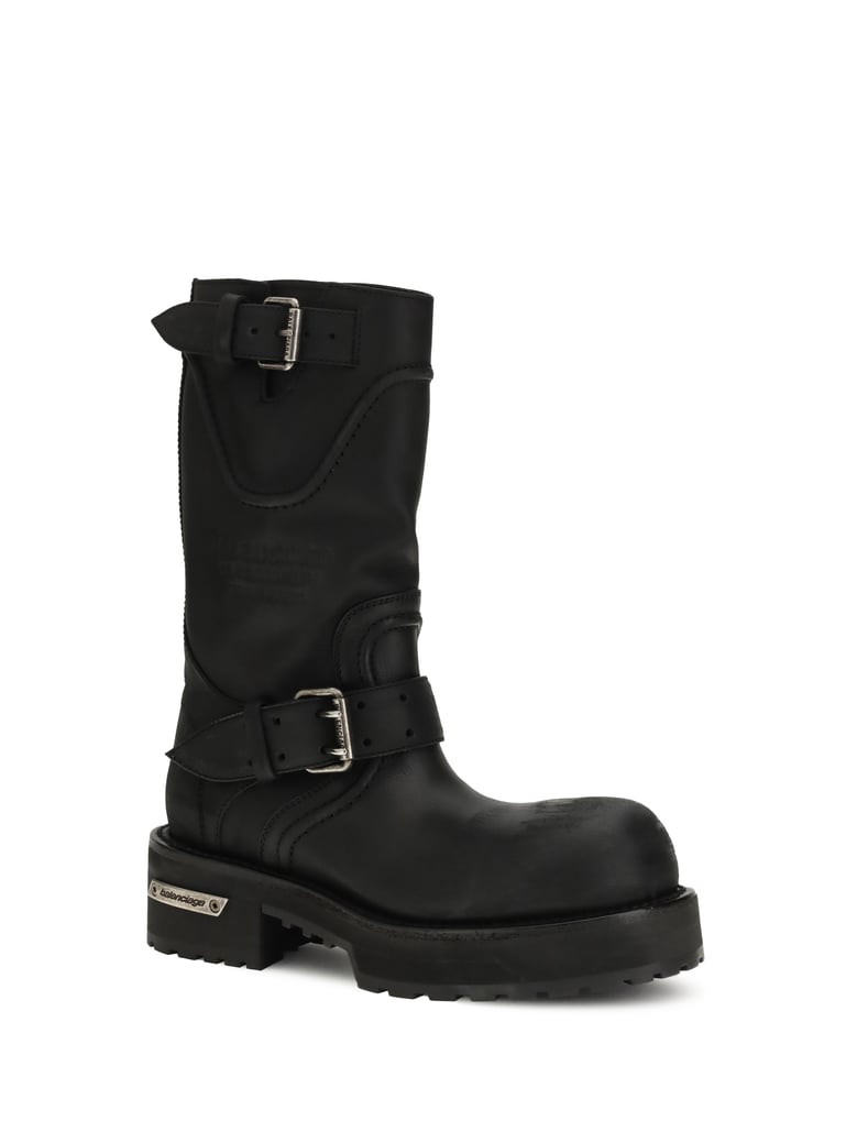venom calf leather boots by Selfnex