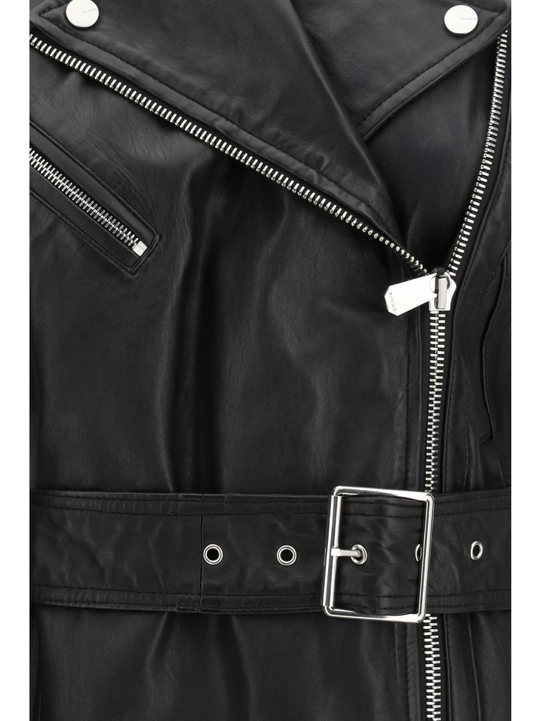 biker vest gypsy black goatskin by Selfnex