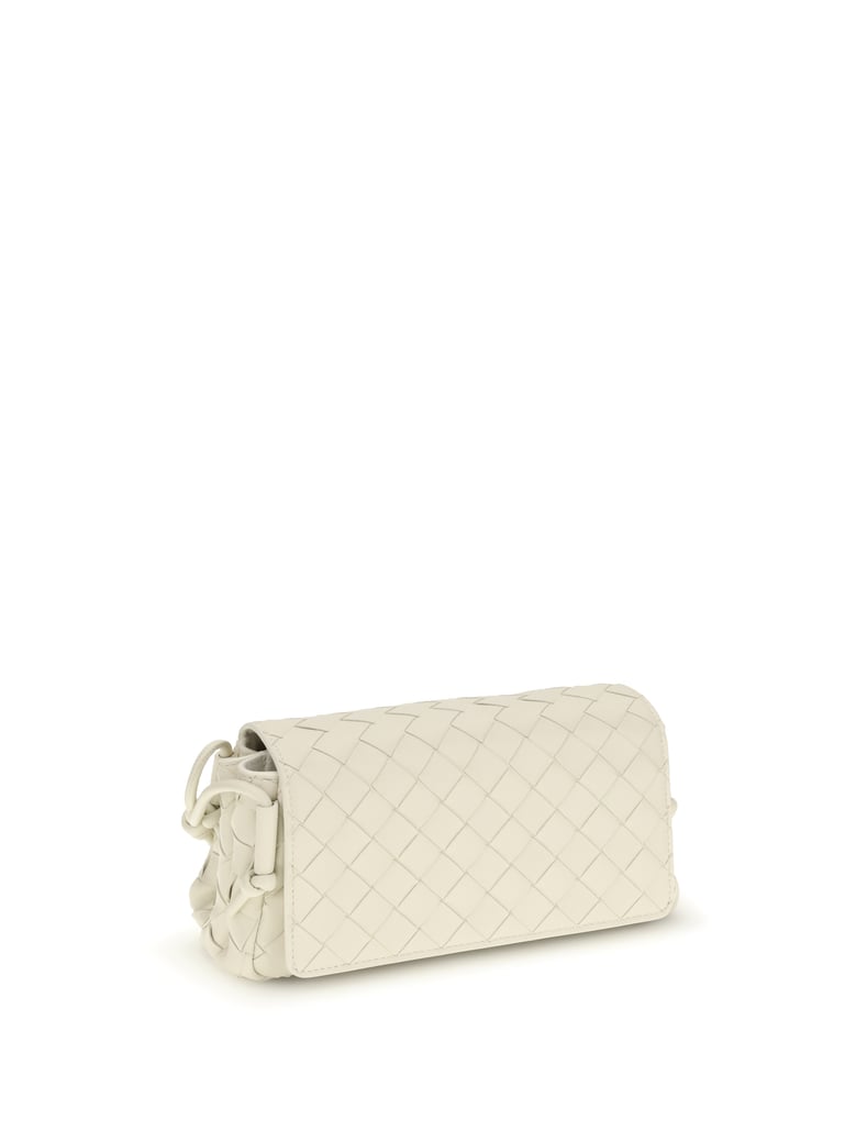 shoulder bag intrecciato sea salt-gold by Selfnex