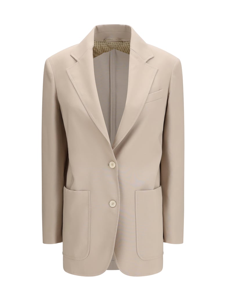 blazer moss green wool-blend by Selfnex