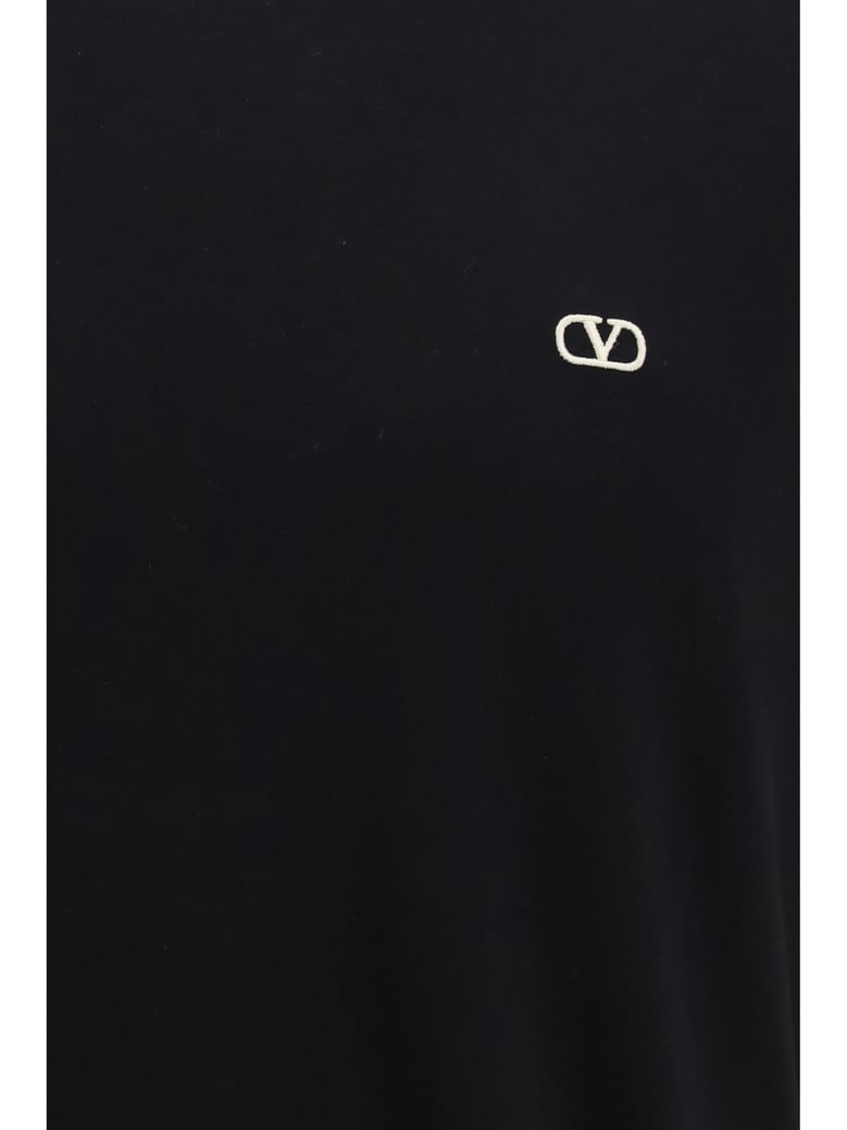 t-shirt vlogo cotton black by Selfnex