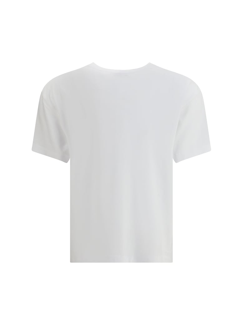 crewneck t-shirt white by Selfnex