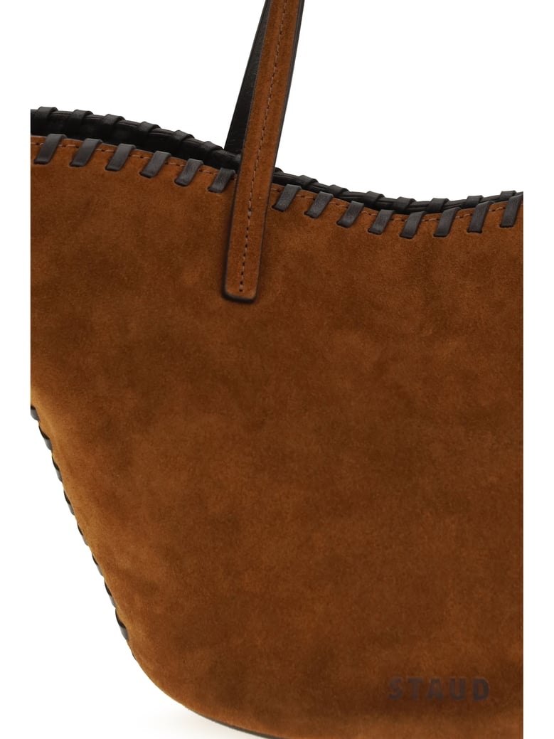 handbag caro suede tobacco/espresso by Selfnex