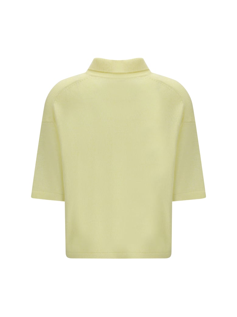 polo-neck sweater yellow by Selfnex