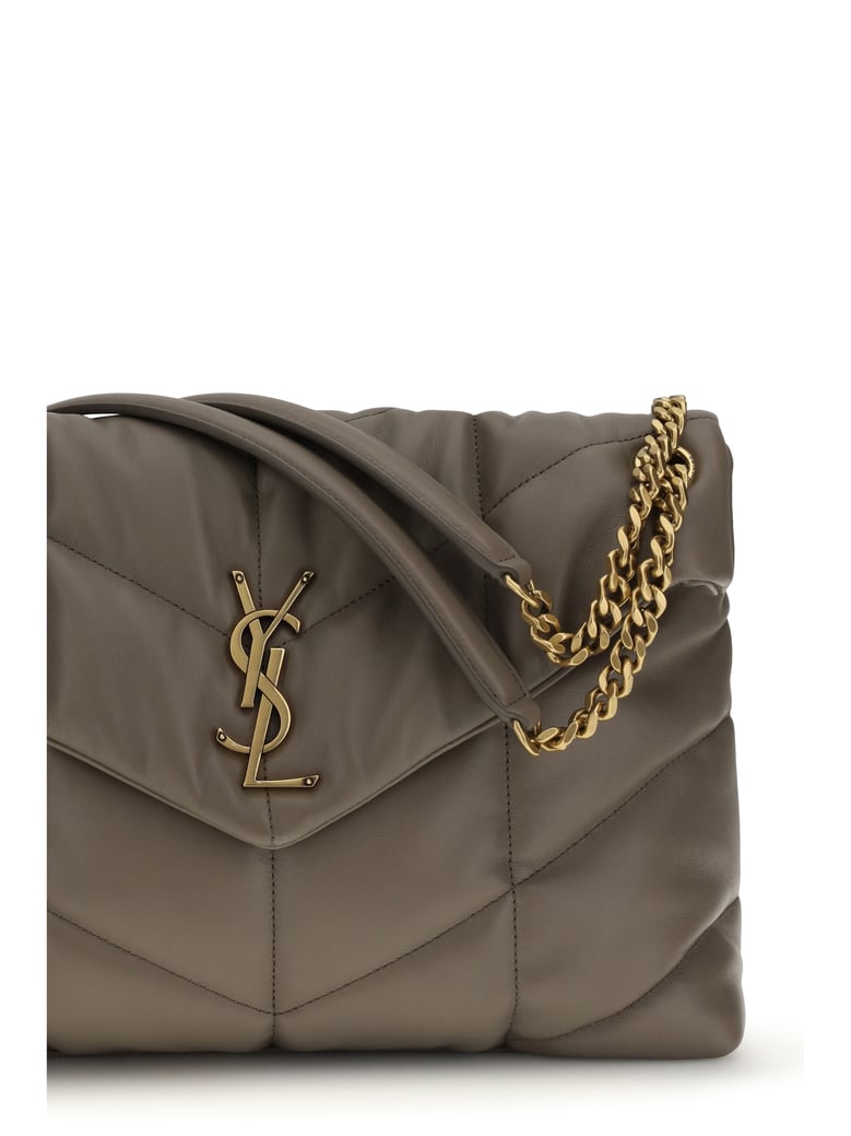 shoulder bag loulou zinc lamb leather by Selfnex
