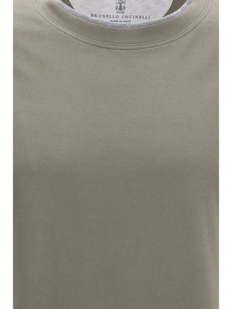cotton t-shirt military green by Selfnex