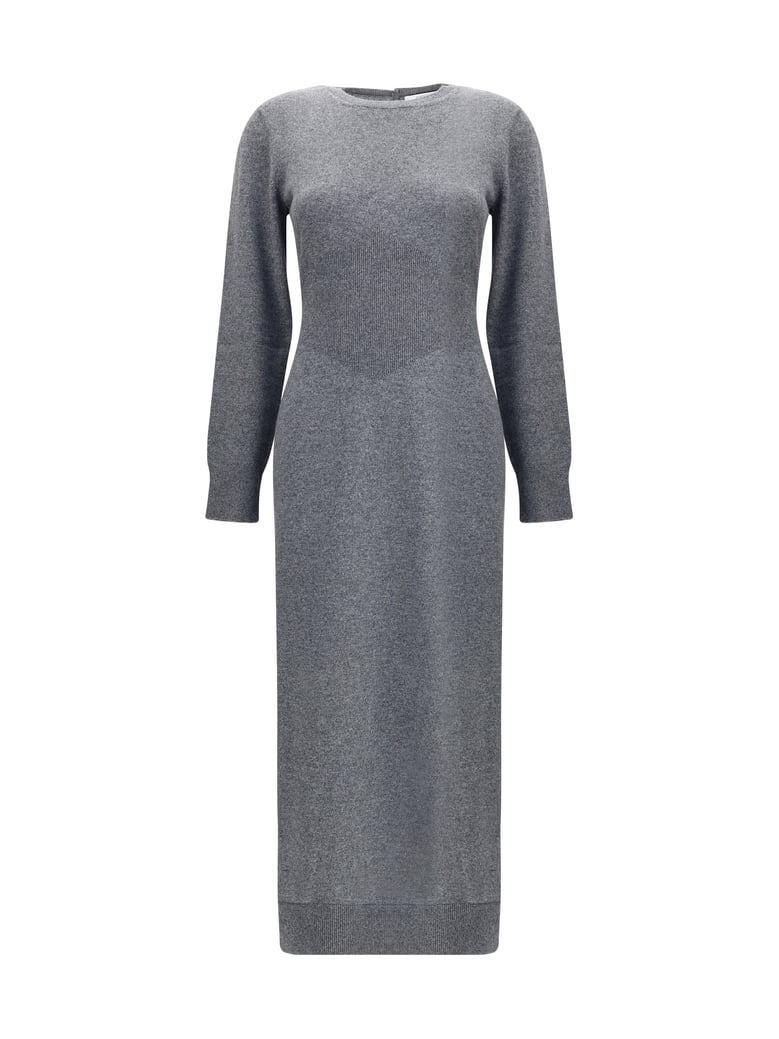 knit dress medium grey cashmere by Selfnex