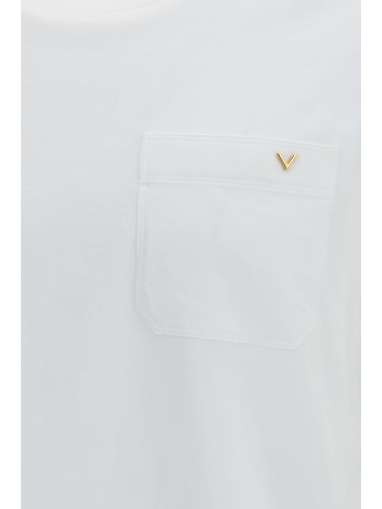 t-shirt vgold white by Selfnex