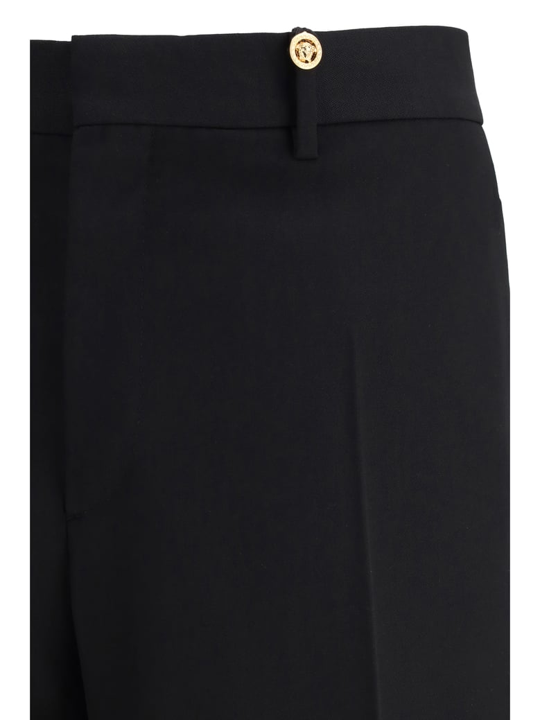 trousers black wool by Selfnex