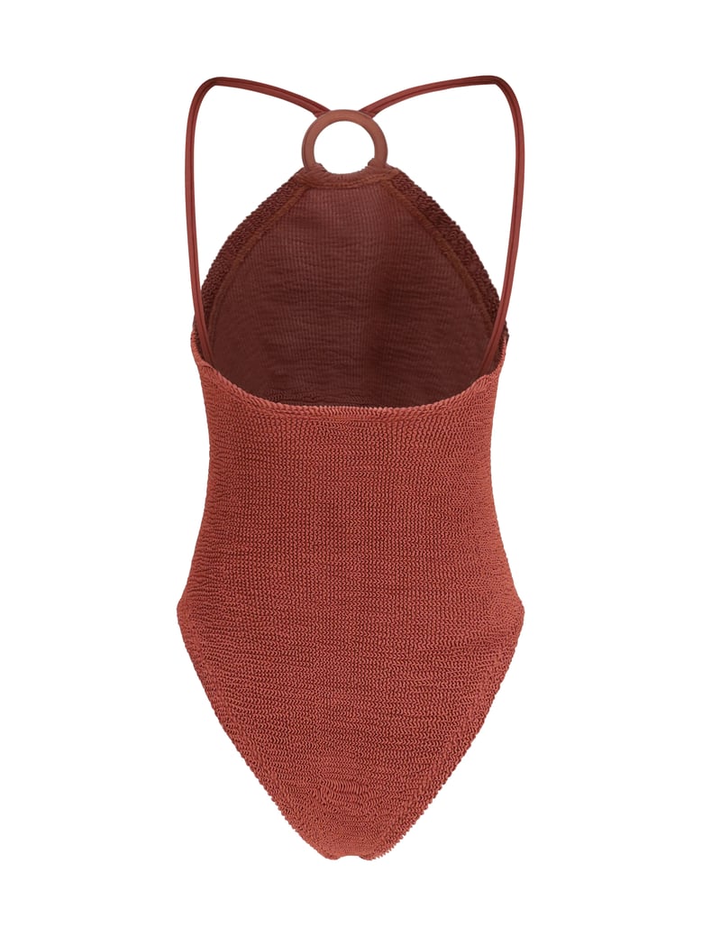 swimsuit jasmine metallic rosewood by Selfnex