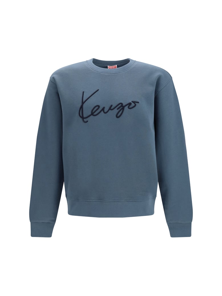 embroidered cotton sweatshirt by Selfnex