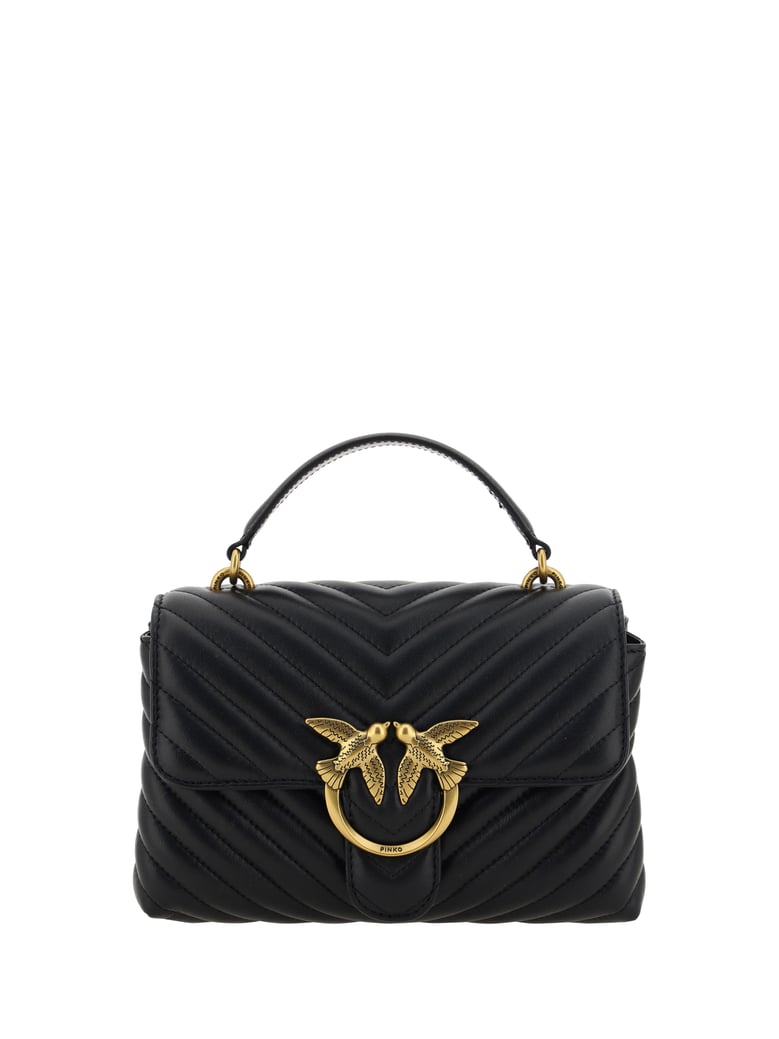 handbag love lady mini black/antique gold by Selfnex