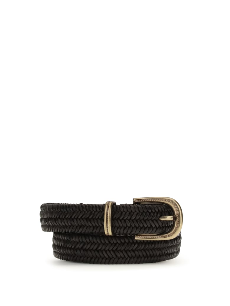 belt braided stretch leather by Selfnex