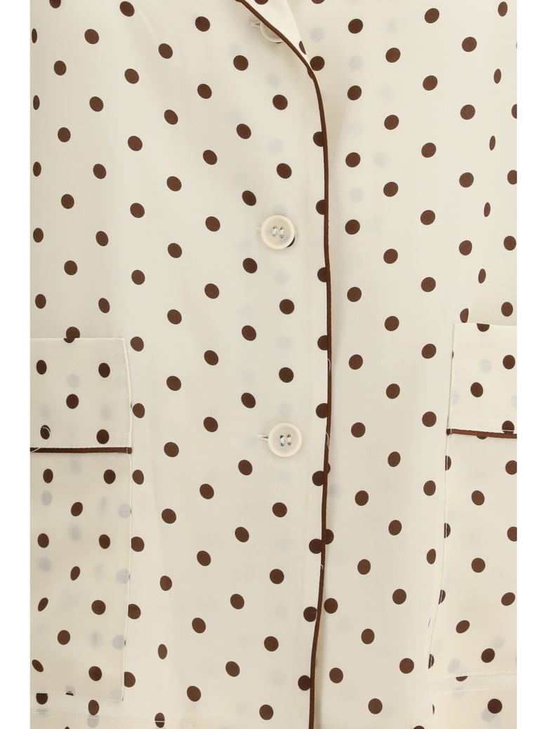 shirt polka-dot silk by Selfnex