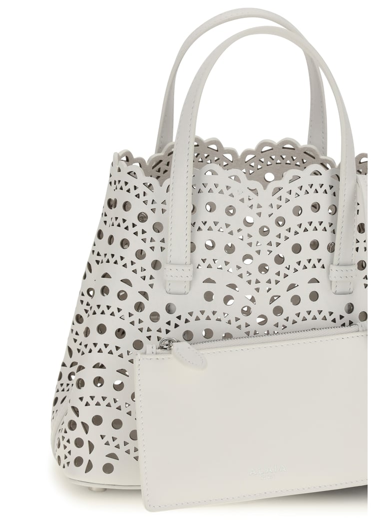 handbag mina calf leather off-white by Selfnex