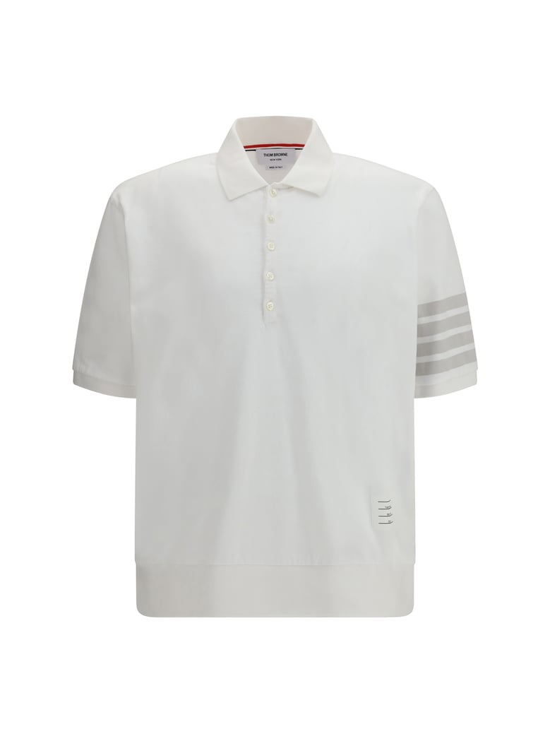 polo shirt cotton white by Selfnex