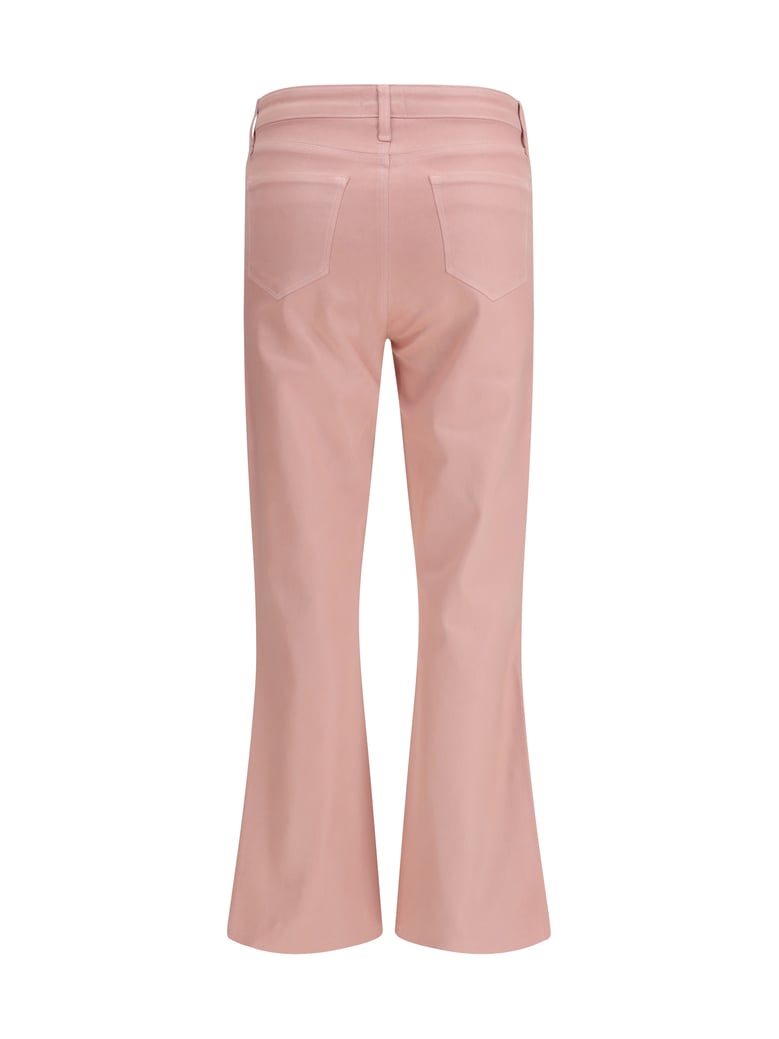 coated denim pants kendra pale rose by Selfnex
