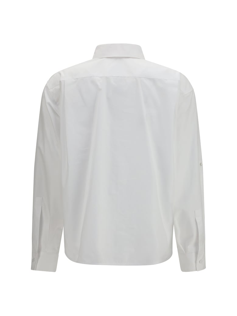 cotton shirt optical white by Selfnex