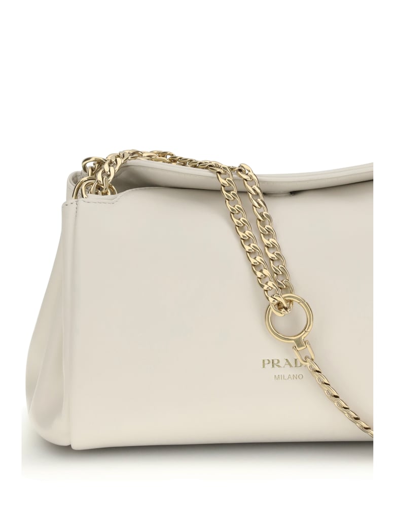 shoulder bag calf leather white by Selfnex