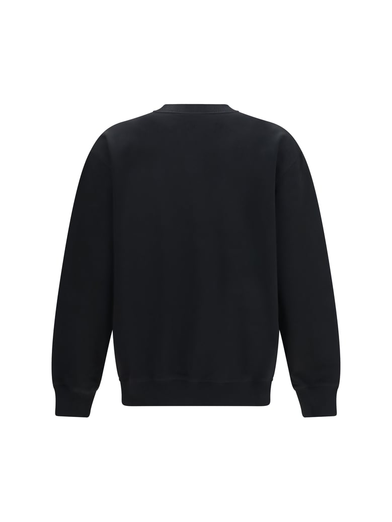 crewneck sweatshirt black by Selfnex