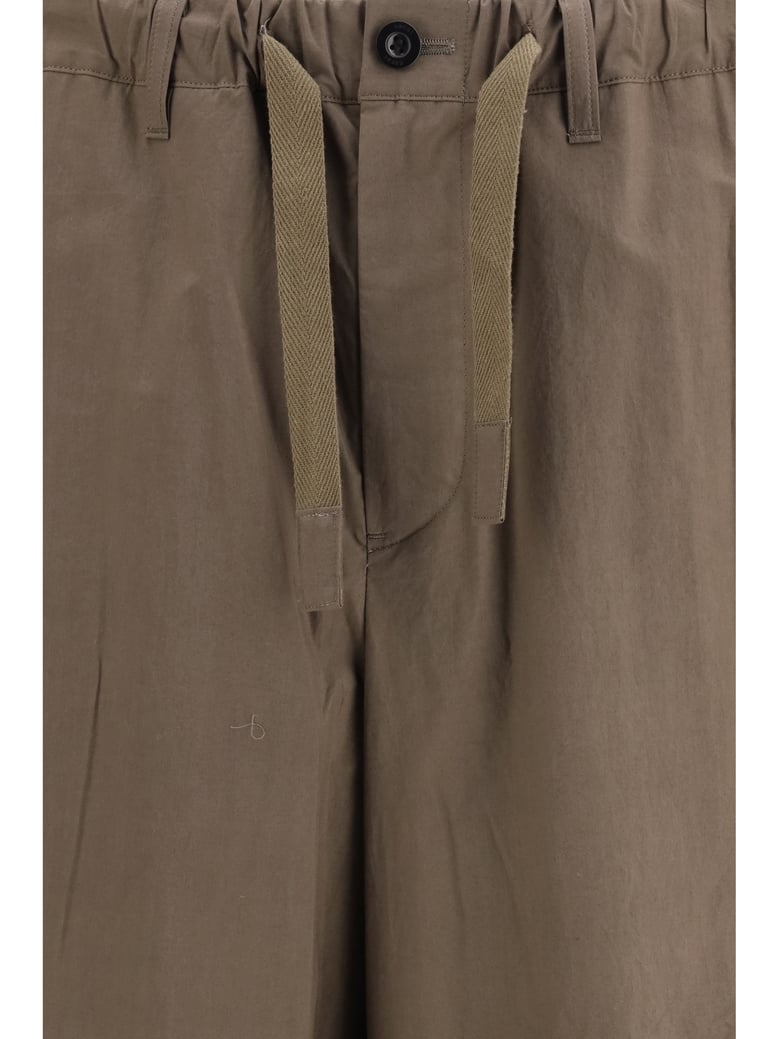 cotton trousers taupe by Selfnex