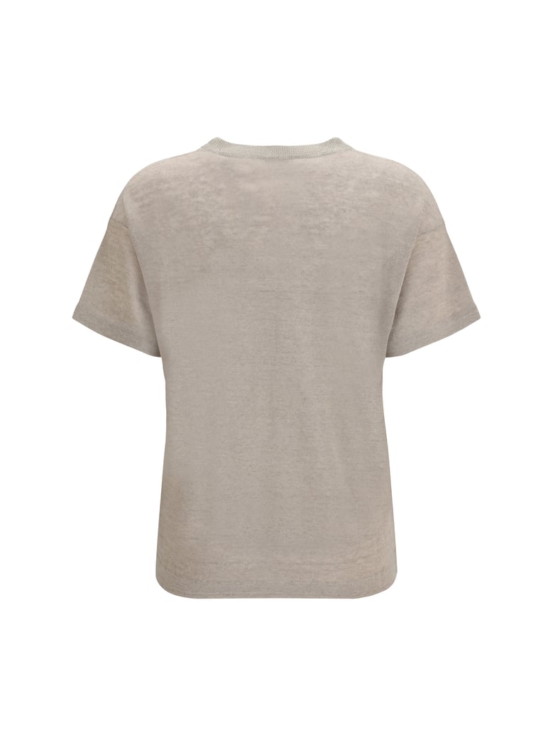 t-shirt crewneck short-sleeve linen by Selfnex