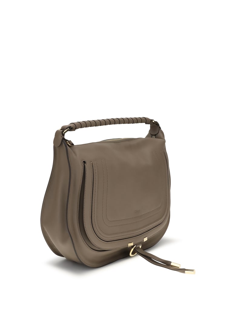 shoulder bag marcie deep taupe by Selfnex