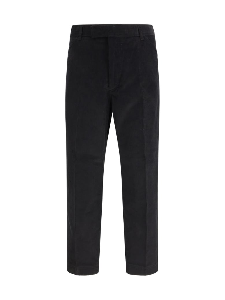 chino pants corduroy black by Selfnex
