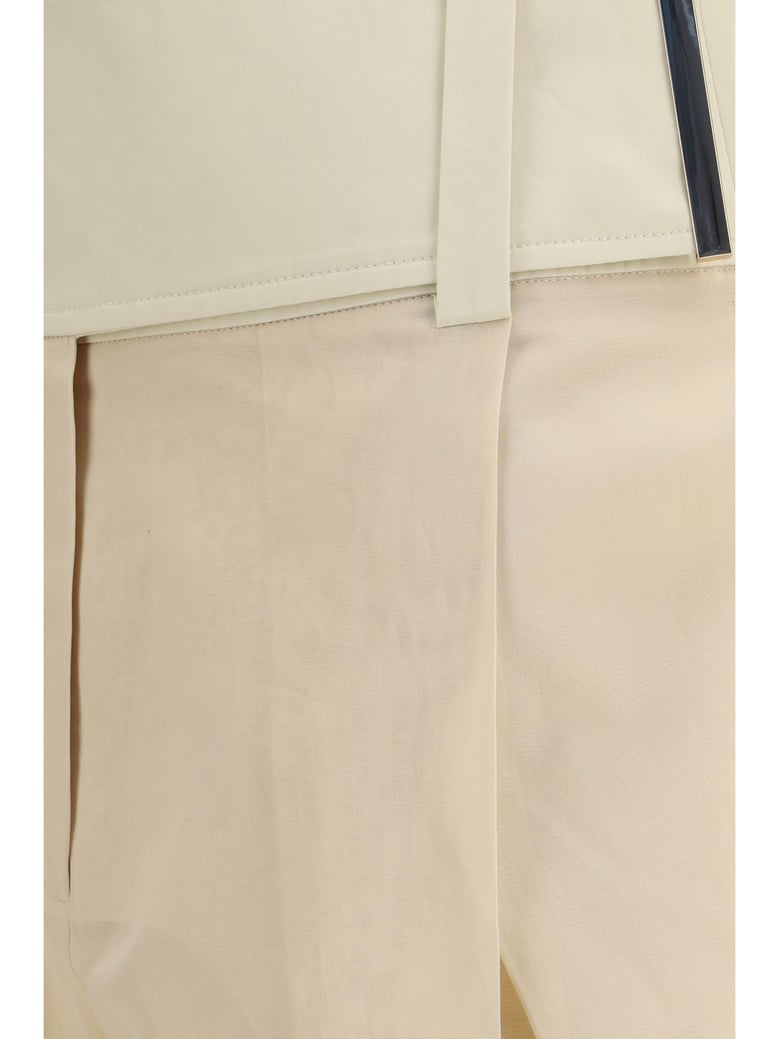 trousers ferito ecru by Selfnex