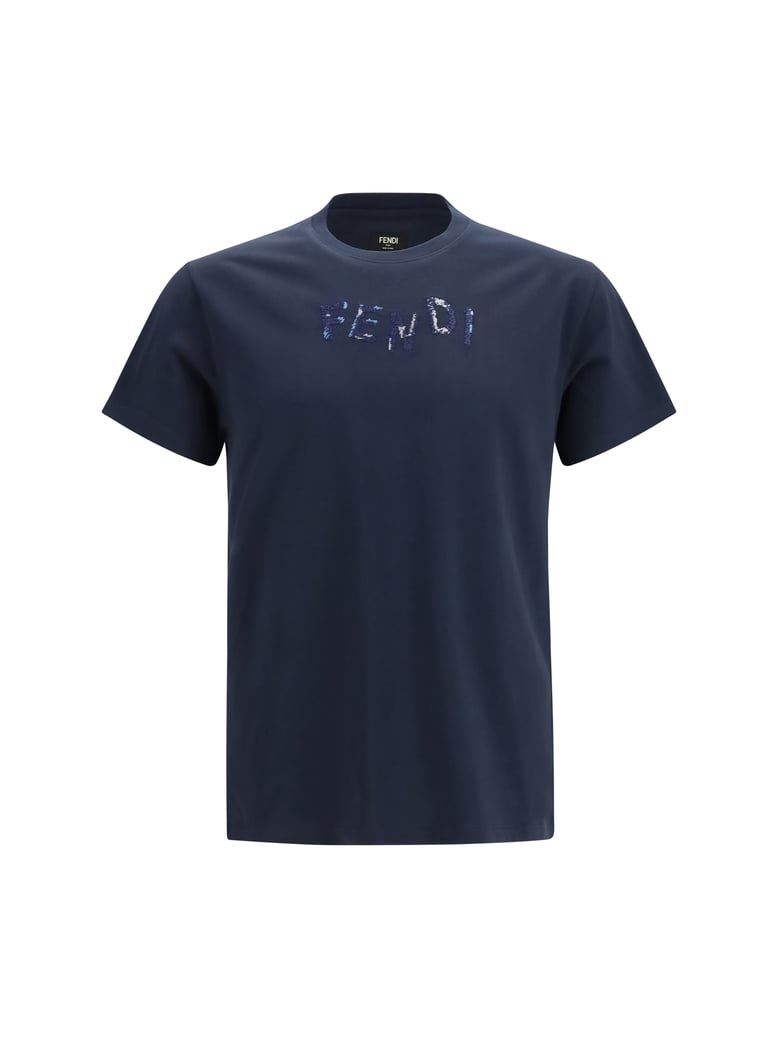 cotton t-shirt with asymmetric logo by Selfnex