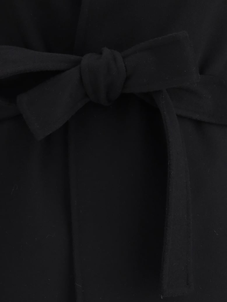 long robe coat black by Selfnex
