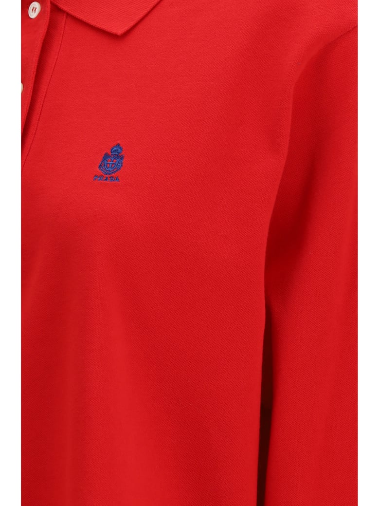 polo shirt cotton red by Selfnex