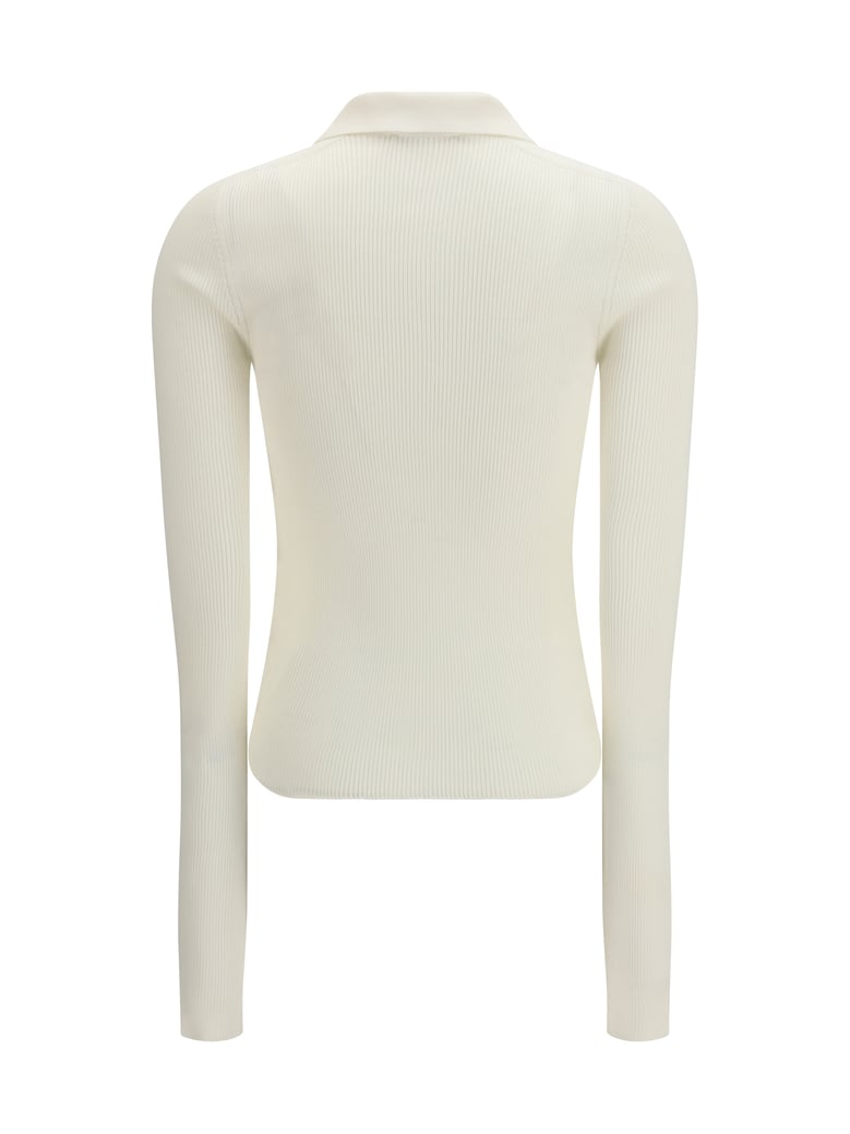 polo top silk white by Selfnex