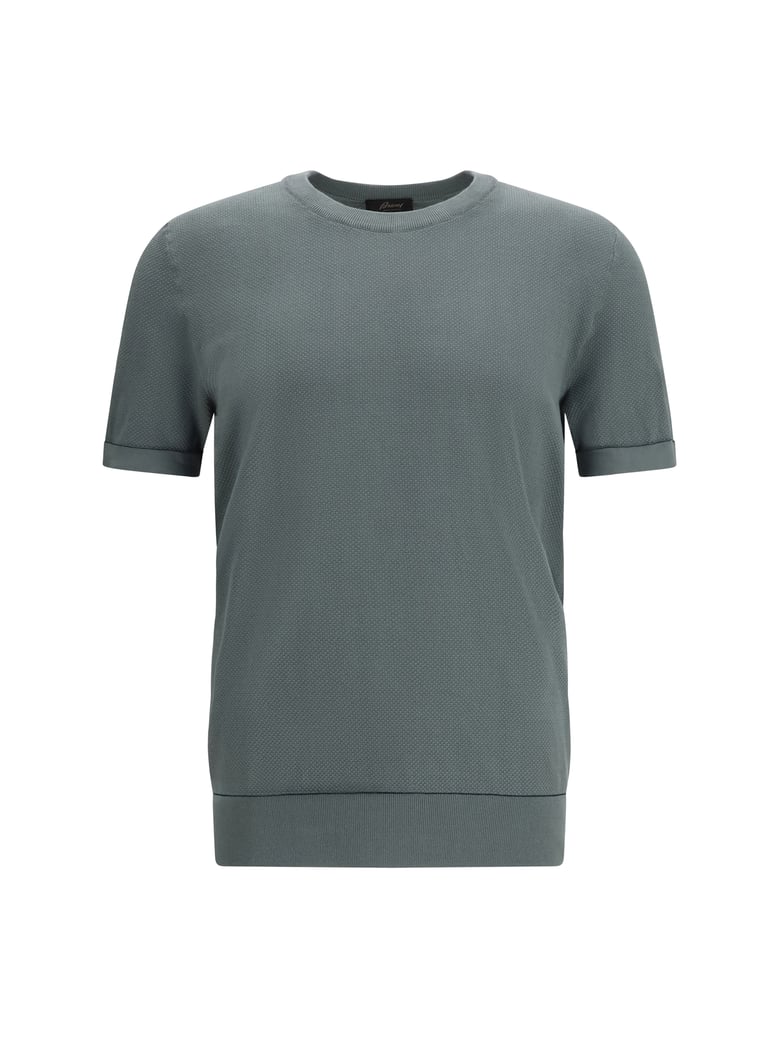crew-neck t-shirt loden/navy by Selfnex
