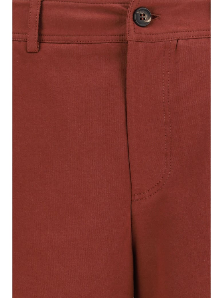 cotton bermuda shorts red pear by Selfnex