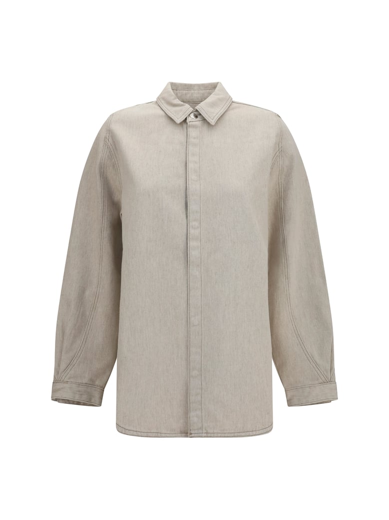 denim shirt amelo-de-nîmes light beige by Selfnex