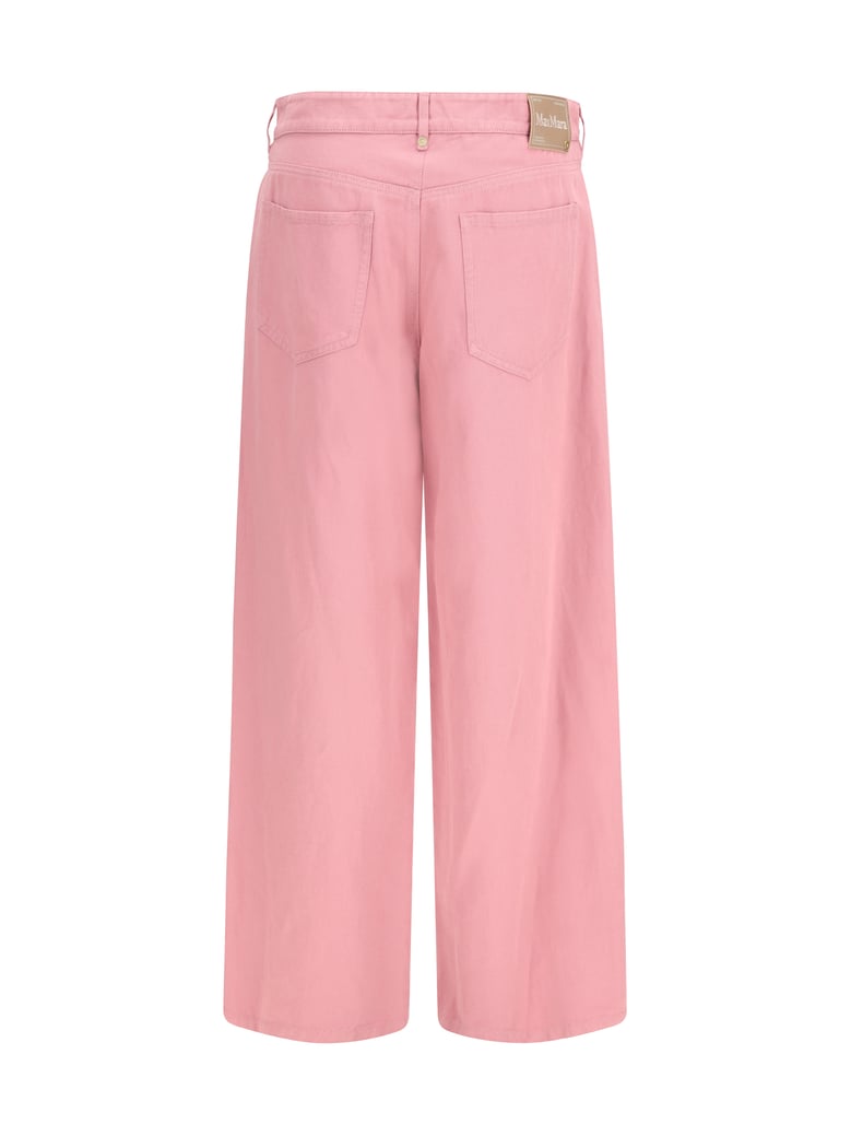 pants peony cotton-linen by Selfnex