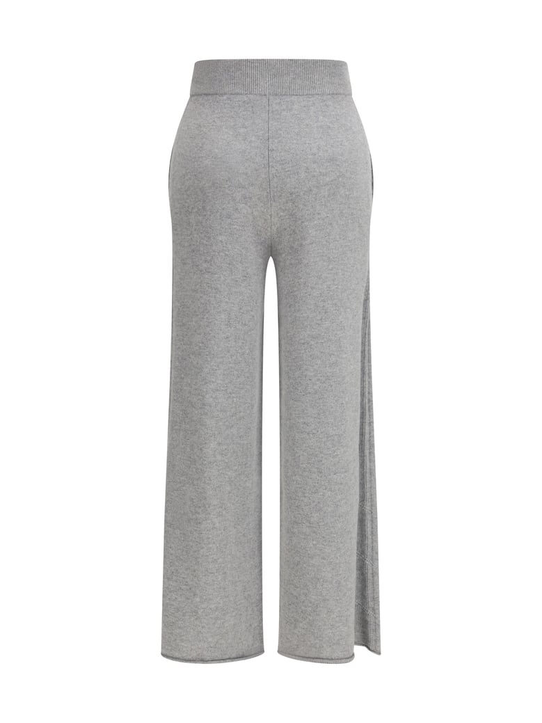 cashmere pants light grey by Selfnex